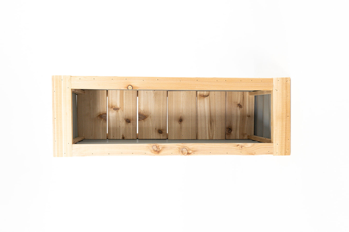 36" x 12" Cedar and Metal Raised Garden Box | 18" Tall With Legs
