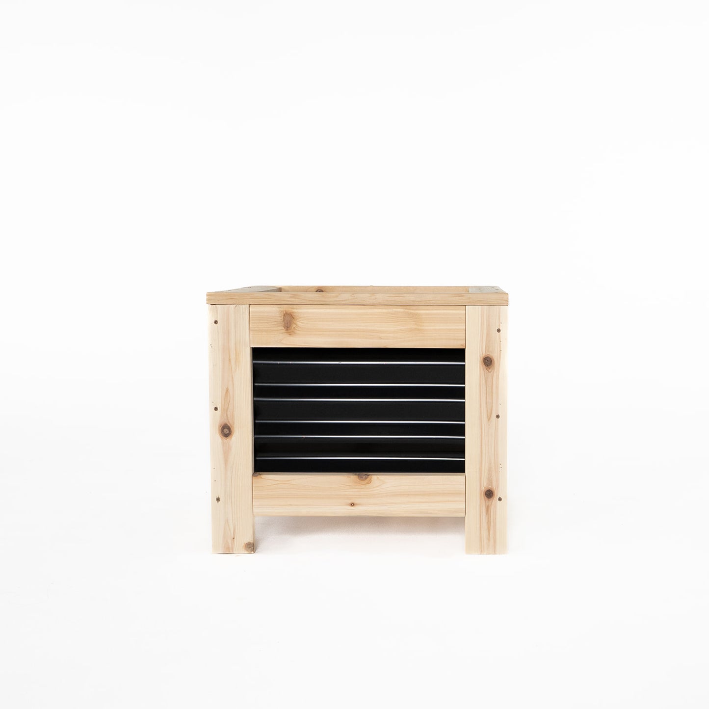 24" x 24" Cedar and Metal Raised Garden Box | 18" Tall With Legs