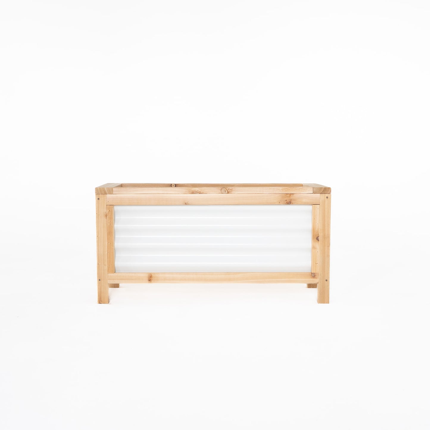 36" x 12" Cedar and Metal Raised Garden Box | 18" Tall With Legs