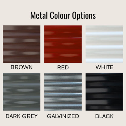 24" x 24" Cedar and Metal Raised Garden Box | 24" Tall